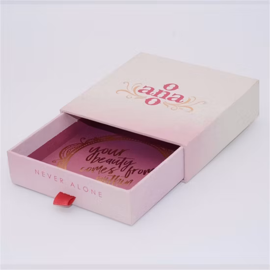 Folienstempel, individuelle Einkaufspapier-Schubladen-Geschenkbox mit Griff
