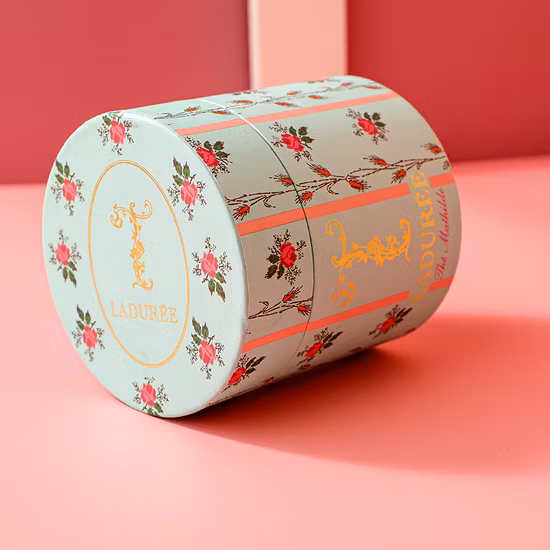 Kundenspezifische luxuriöse runde Papierröhrenbox Kerzenverpackungsbox Zylinder-Geschenkbox